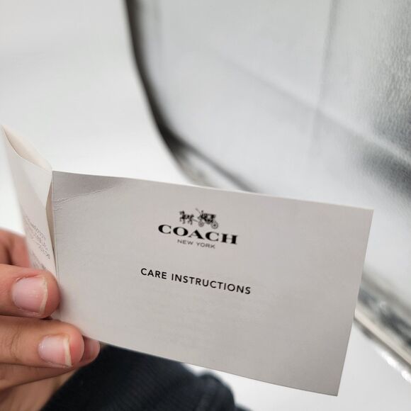 Limited Edition Coach Tote Large Black Pebble Leather Wild Beast 36315 - Picture 8 of 16